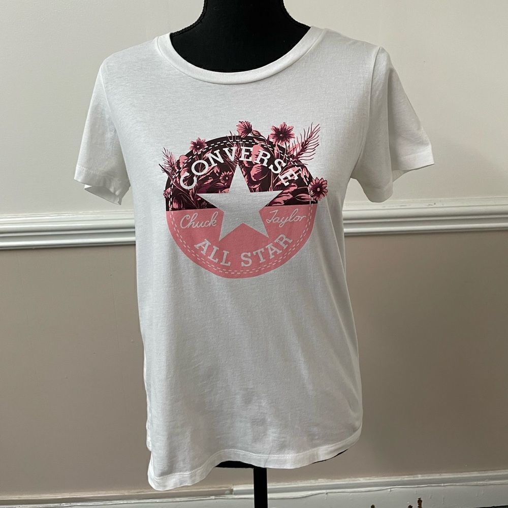 Converse Floral Classic Fit Graphic Tee